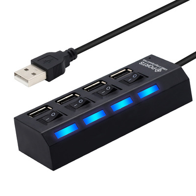 開關(guān)集線器 廠家直銷的長條USB HUB 一拖四接口集線器，便捷與高效的完美融合